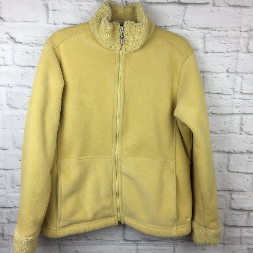 Patagonia Synchilla Yellow Fleece Jacket XL Sherpa